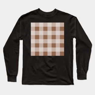 Little Critter Plaid - Light Brown and White Long Sleeve T-Shirt